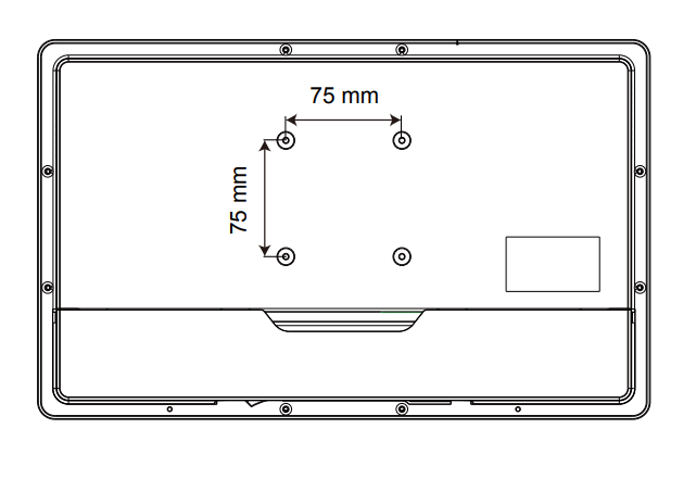 Industrielle Panel PCs - VESA-Montage