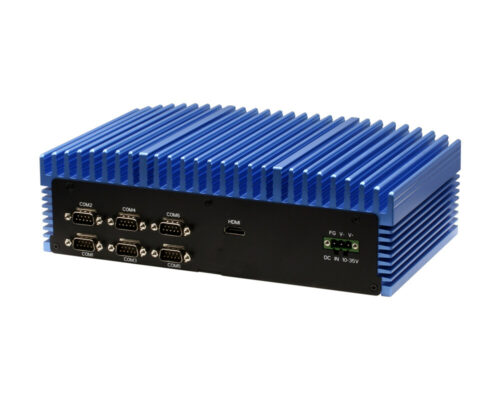 Fanless high-performance Embedded PC with Intel® 8th / 9th Gen. Core™ i7/i5/i3 / Xeon® / Pentium® / Celeron® CPUs - rear