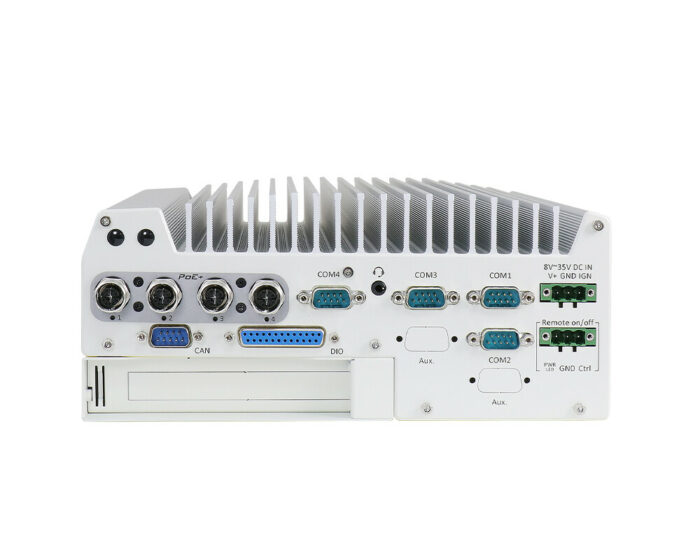 Nuvo-7200VTC Series: Vehicle-ready fanless Embedded PC with Intel® Core™ 8th/9th Gen CPUs - back