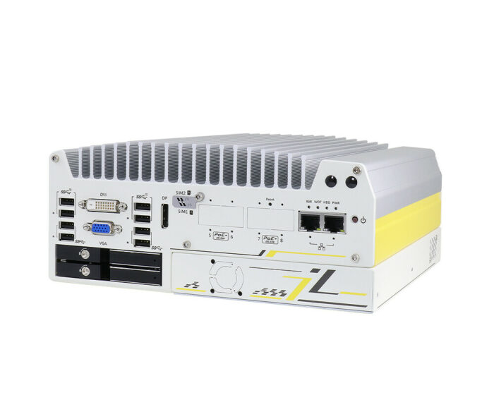 Nuvo-7250VTC Serie: Fahrzeugtauglicher lüfterloser Embedded PC mit Intel® Core™ 8th/9th Gen CPUs und Notstrommodul