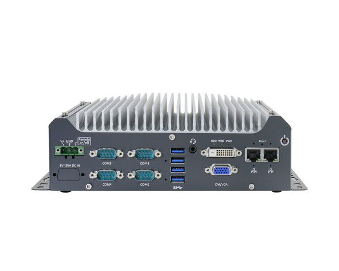 Nuvo-7501 Series - Fanless Embedded PC with Intel® Core™ i7/i5/i3 8th/ 9th Gen and MIL-STD-810G - front