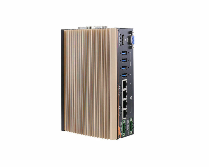 POC-500 Serie - Lüfterloser ultrakompakter Embedded-PC mit AMD Ryzen™ V1000-CPU und PoE+-, USB 3.0- und MezIO™-Schnittstelle