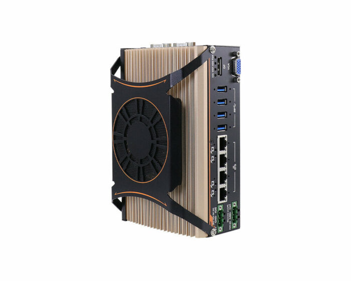 POC-500 Serie - Lüfterloser ultrakompakter Embedded-PC mit AMD Ryzen™ V1000-CPU und PoE+-, USB 3.0- und MezIO™-Schnittstelle - mit optionalem Lüfter