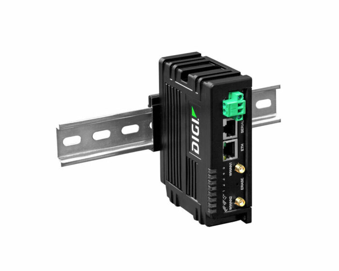 Digi IX10 - Compact LTE cellular router - DIN rail mount