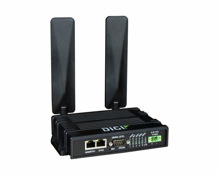 Digi IX20 - Industrial LTE cellular router without Wi-Fi (with antennas)