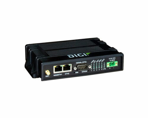 Digi IX20 - Industrial LTE cellular router with Wi-Fi (no antennas)