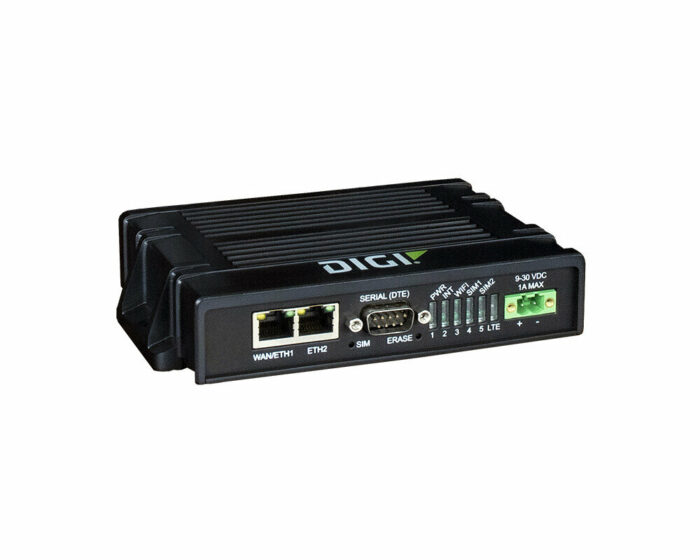 Digi IX20 - Industrial LTE cellular router without Wi-Fi (no antennas)