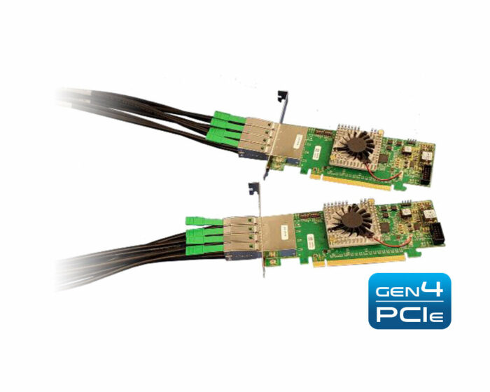 PCIe x16 Gen 4.0 host-to-target kit - x16 host adapter and x16 target adapter