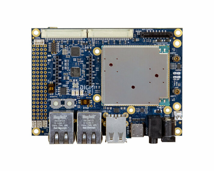 Digi ConnectCore® 8X - Single Board Computer (SBC) based on NXP i.MX 8X // CC-SBP-WMX-JM8E