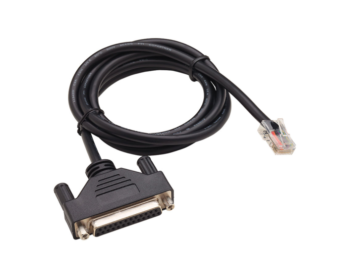 RJ-45 to DB-25 socket compatible with Digi PortServer and Digi ConnectPort // Digi Part No.: 76000199