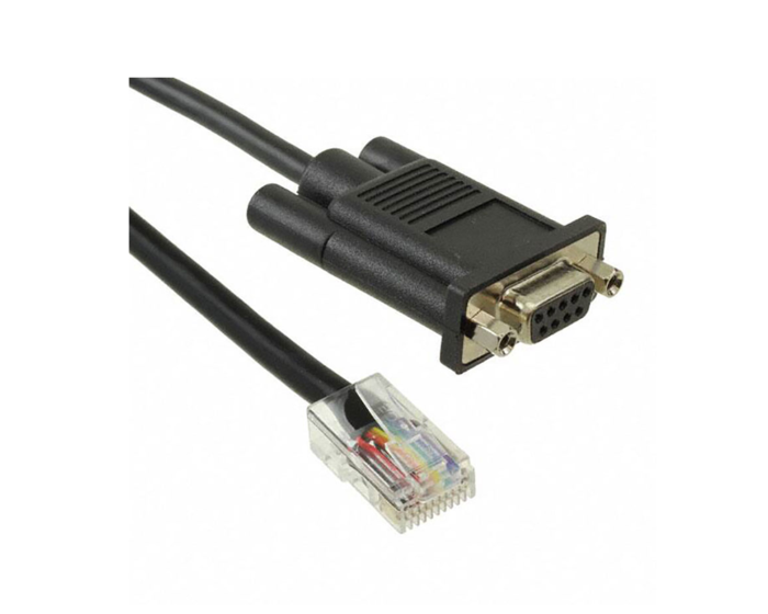 RJ-45 auf DB-9 Buchse Crossover kompatibel mit Bay Accelar, Nortel und andere DB-9-DTE-Geräten // Digi Part No.: 76000645