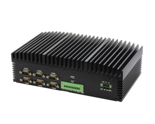 NEW: BOXER-6641-PRO -Fanless embedded box PC with Intel® processors of the 8th and 9th generation - Rear