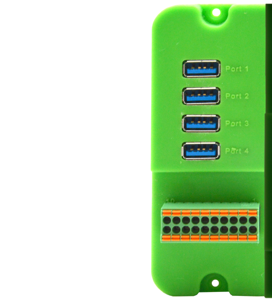 AI-Blox-Konfigurator-4-channel-USB-3.0 allows you to connect with various external I/O systems, including high-quality cameras