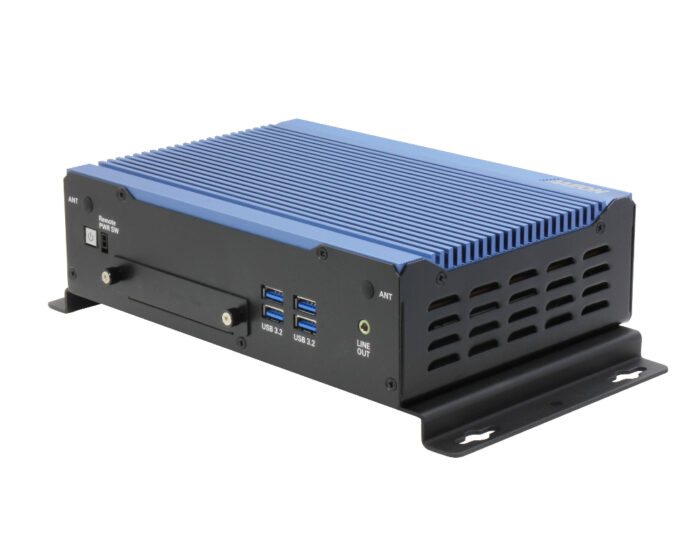 BOXER-6646-ADP Lüfterloser und kompakter Embedded Computer mit Intel® Core™ i7/i5/i3-Prozessor der 12. Generation - Vorderseite