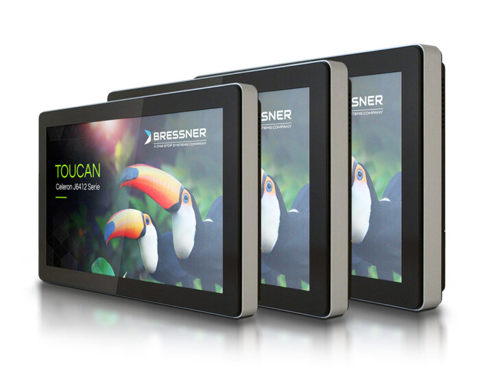 TOUCAN Celeron® J6412 Series - Fanless Industrial Panel PCs with Intel® J6142 Processors