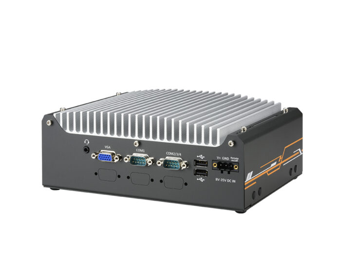 Nuvo-9501 - Compact, cost-effective and fanless box PC with Intel® Core™ 13th and 12th generation - Rear