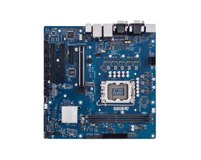 Industrial Micro-ATX motherboard with Intel® H610 chipset and Intel® Core™ 14th/13th/12th Gen. CPU