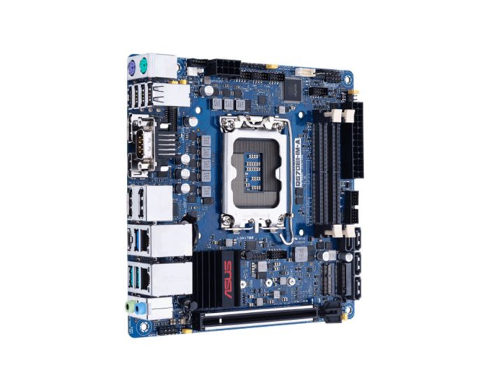 Industrielles Mini-ITX Motherboard mit Intel® Q670E Chipsatz und Intel® Core™ 14./13./12. Gen. CPU