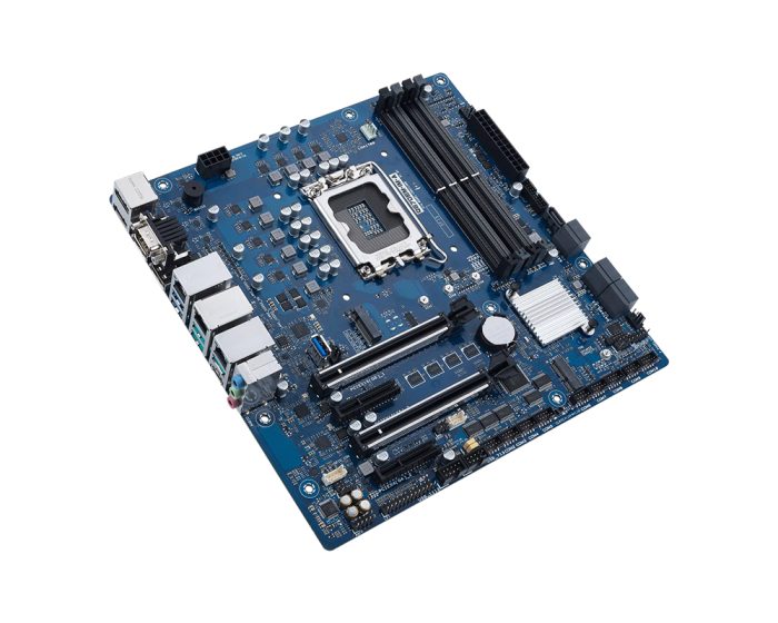 Industrial Micro-ATX motherboard with Intel® Q670E chipset and Intel® Core™ 14th/13th/12th Gen. CPU