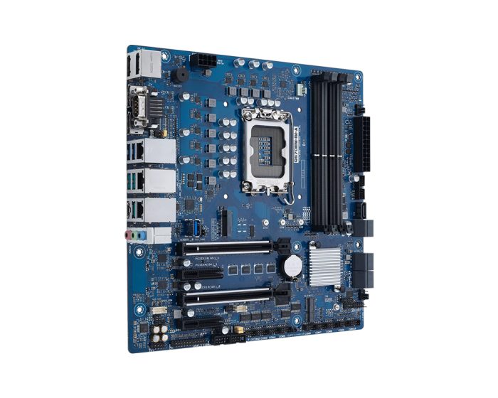 Industrial Micro-ATX motherboard with Intel® Q670E chipset and Intel® Core™ 14th/13th/12th Gen. CPU