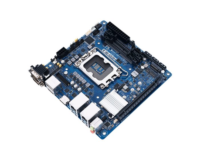 Industrial and cost-effective Mini-ITX motherboard with Intel® H610 chipset and Intel® Core™ 14th/13th/12th Gen. CPU