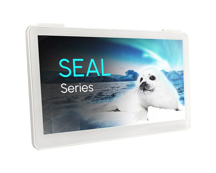 SEAL WMP-22T Aluminum Panel PC: Fanless medical aluminum panel PC with 21.5” display and 12th generation Intel® Core™ CPU